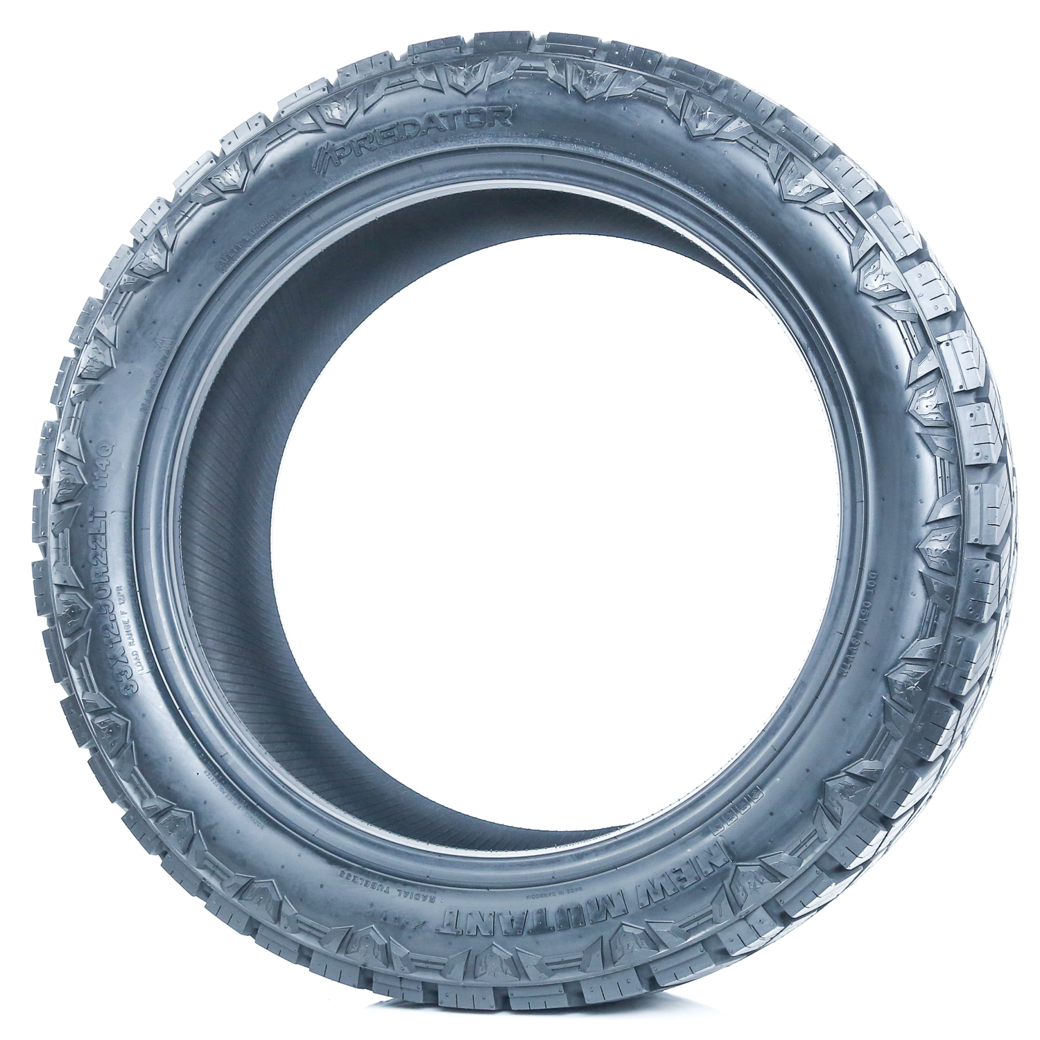 Predator New Mutant X-AT 33X12.50R22 114Q F 12 Ply a/t All