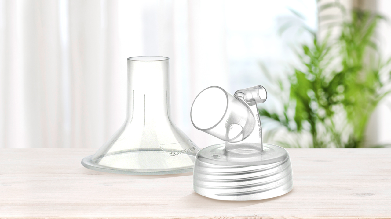 thumbnail video image 2 of Maymom Widemouth Connector Compatible with Spectra S1 S2 Pump; Compatible with Medela PersonalFit Shield, Pumpin Pal Shield, Lansinoh Flange, Maymom MyFit Shields; 2 ct, 2 of 7