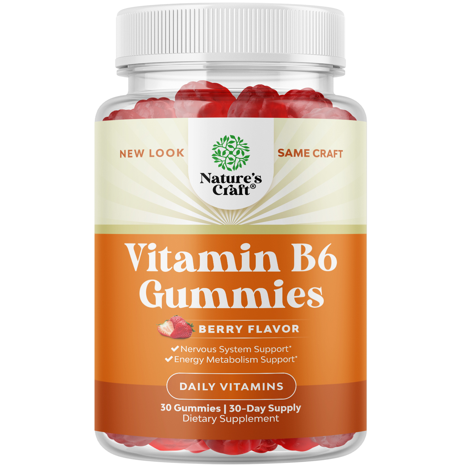thumbnail video image 2 of Natures Craft Potent Vitamin B6 Gummies, Daily Vitamins for Adults, 30 Count, 2 of 9