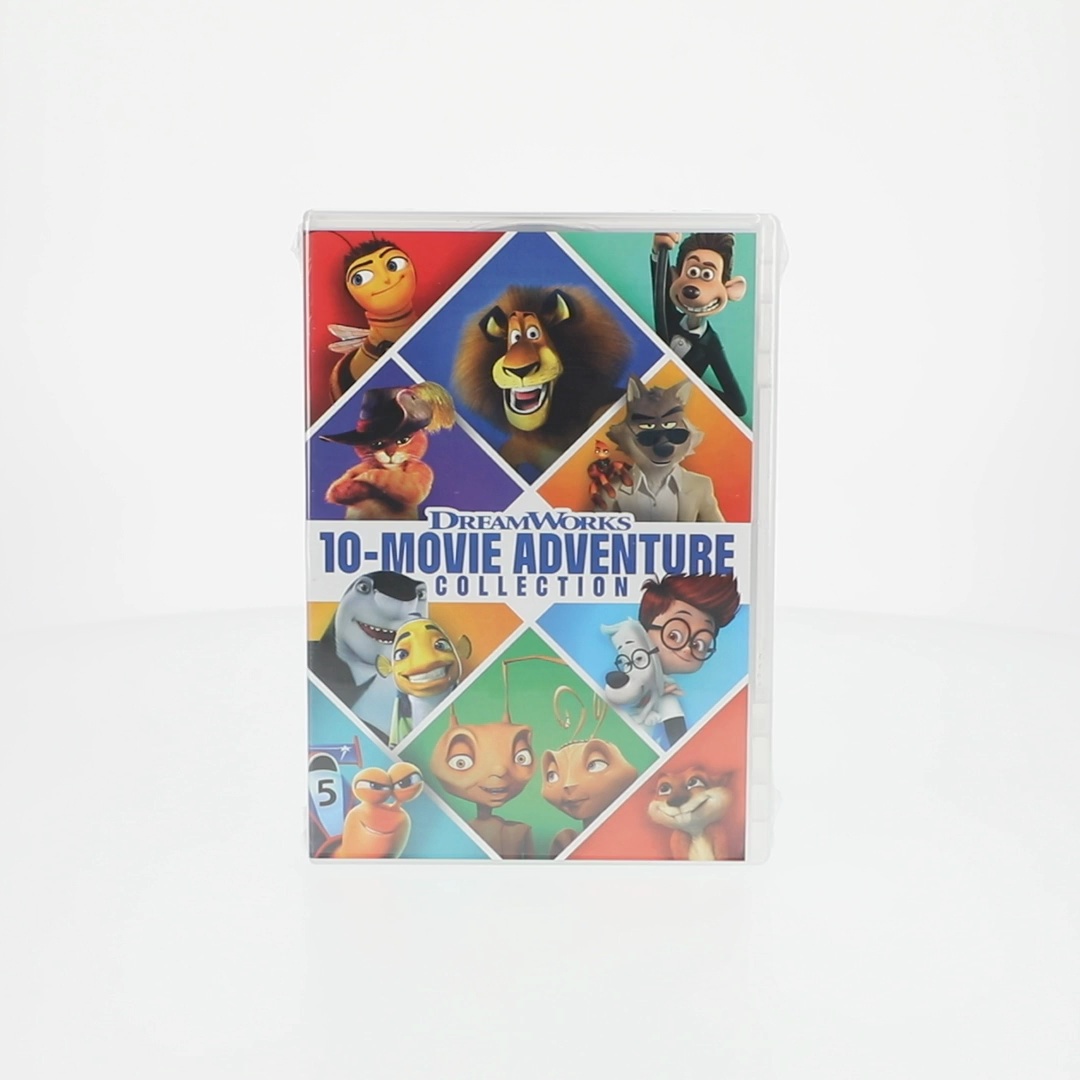 Free Shipping! SDS DreamWorks 10-Movie Adventure Collection DVD
