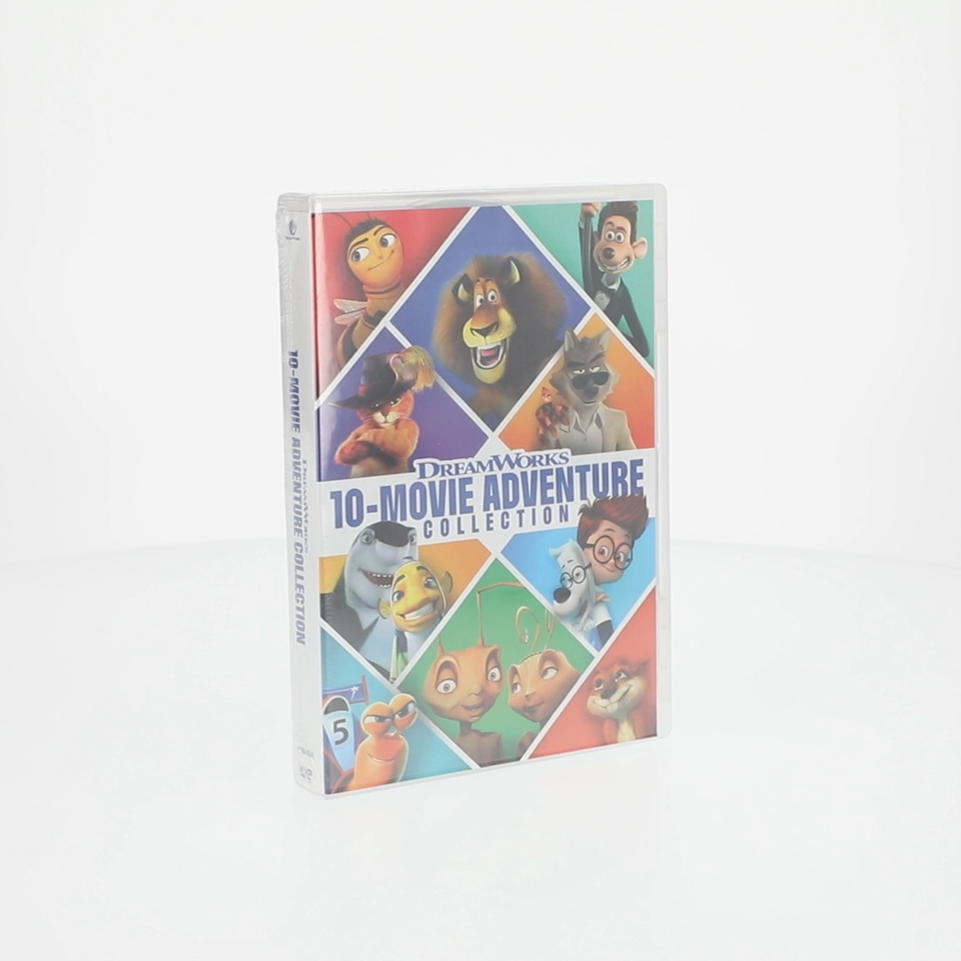 Free Shipping! SDS DreamWorks 10-Movie Adventure Collection DVD