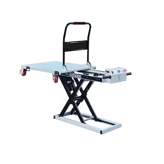 thumbnail video image 2 of 660 lbs Hydraulic Lift Table Cart, Electric Scissor Lift Table with 47" Max Lifting Height, Heavy Duty Flatbed Handcart Trolley for Material Handling & Warehouse, 2 of 9