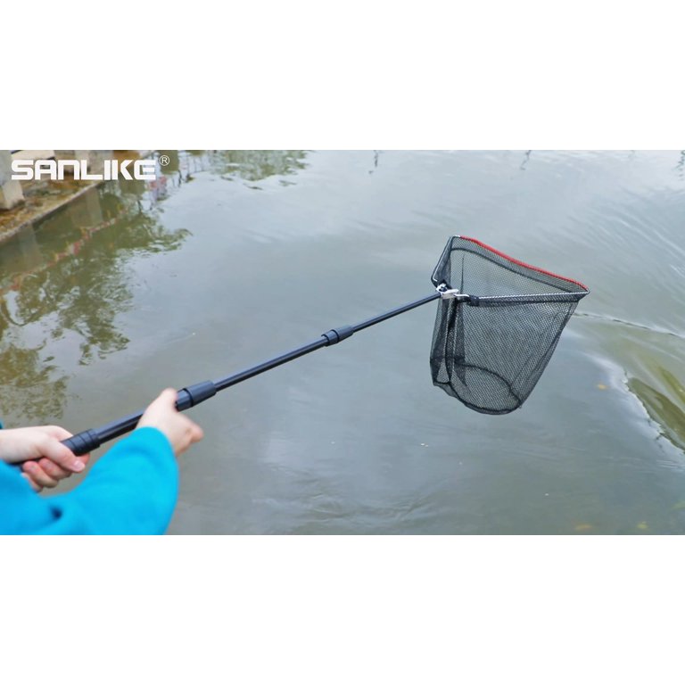 SAN LIKE Fishing Net Fishing Landing Nets Ice Fishing Collapsible Telescopic Sturdy Pole Handle for Saltwater Freshwater Extending Fishing Net ... SAN LIKE Fishing Net Fishing Landing Nets Ice Fishing Collapsible Telescopic Sturdy Pole Handle for Saltwater Freshwater Extending Fishing Net ...