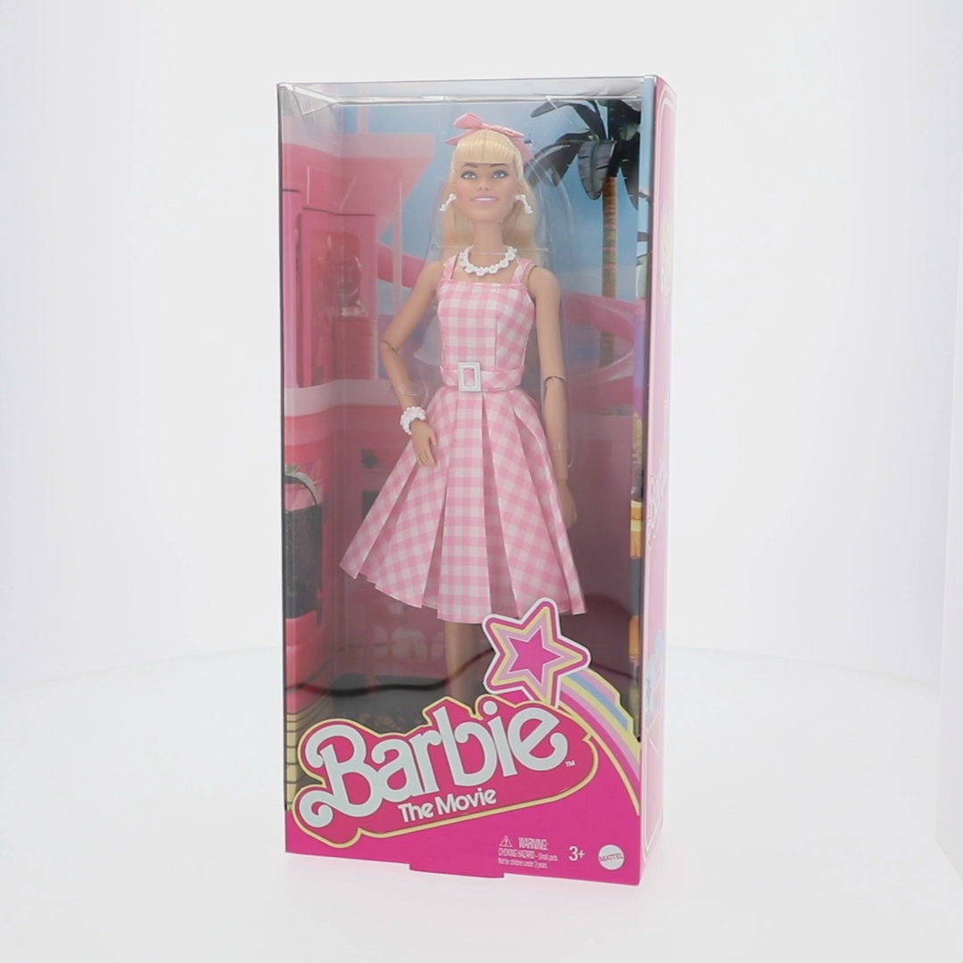 Barbie Collectible Doll, Margot Robbie as Barbie in Pink Gingham Dress -  Walmart.com
