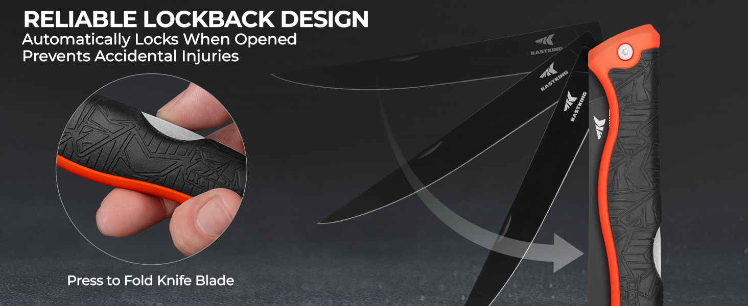 thumbnail video image 2 of KastKing Folding Fillet/Fishing/Camping/Hunting Knife, Razor Sharp G4116 German Stainless-Steel Blade, 2 of 8