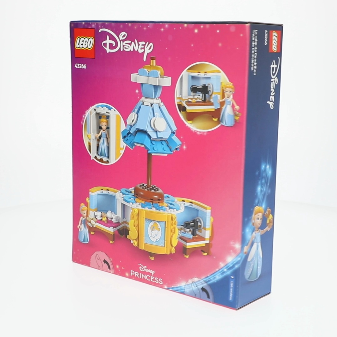 LEGO Disney Princess Cinderella's Dress Kids Toy, 43266, for Ages