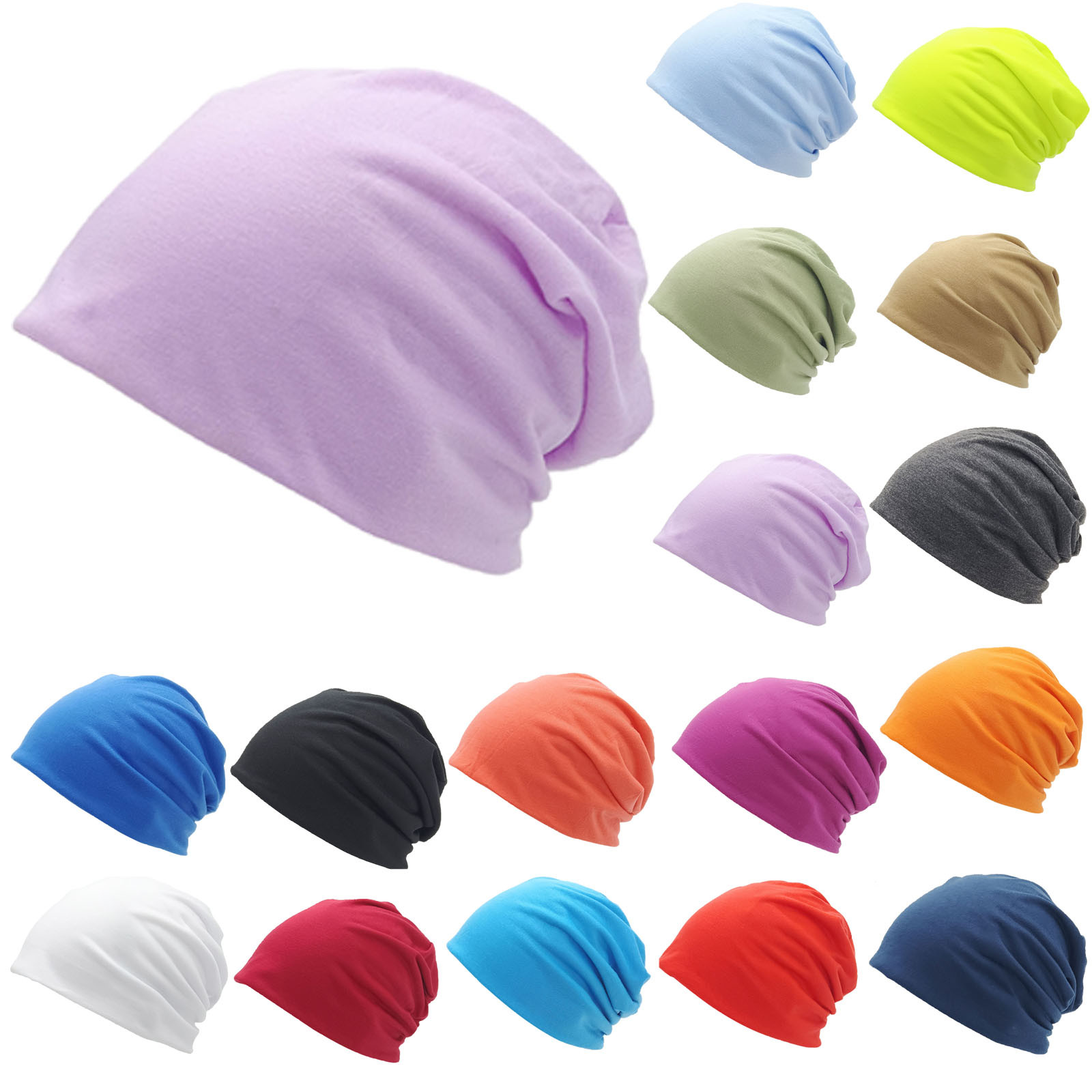 thumbnail video image 2 of WREESH Women's Solid Color Beanie Winter Fashionable and Thick Warm Ear Protection Hood Sky Blue, 2 of 4