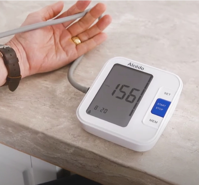 thumbnail video image 2 of Alcedo Blood Pressure Monitor for Home Use, Automatic Digital BP Machine with Large Cuff for Upper Arm, LCD Screen, Memory, Talking Function Large Screen, 2 of 10