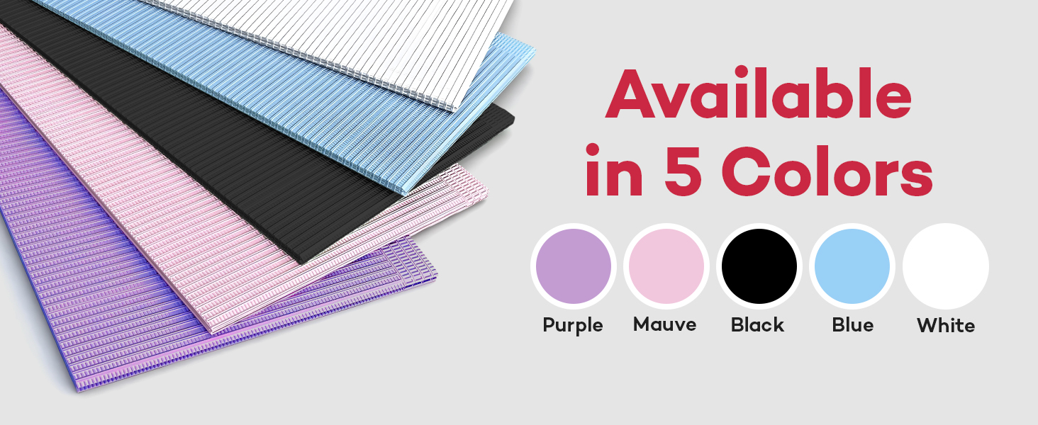 thumbnail video image 2 of Dealmed Disposable 13.5" x 18" Dental Bibs, 2-Ply Tissue/Poly, Bulk Tattoo Bibs, Great for First Aid Kits and Medical Facilities (Mauve, Pack of 125), 2 of 9
