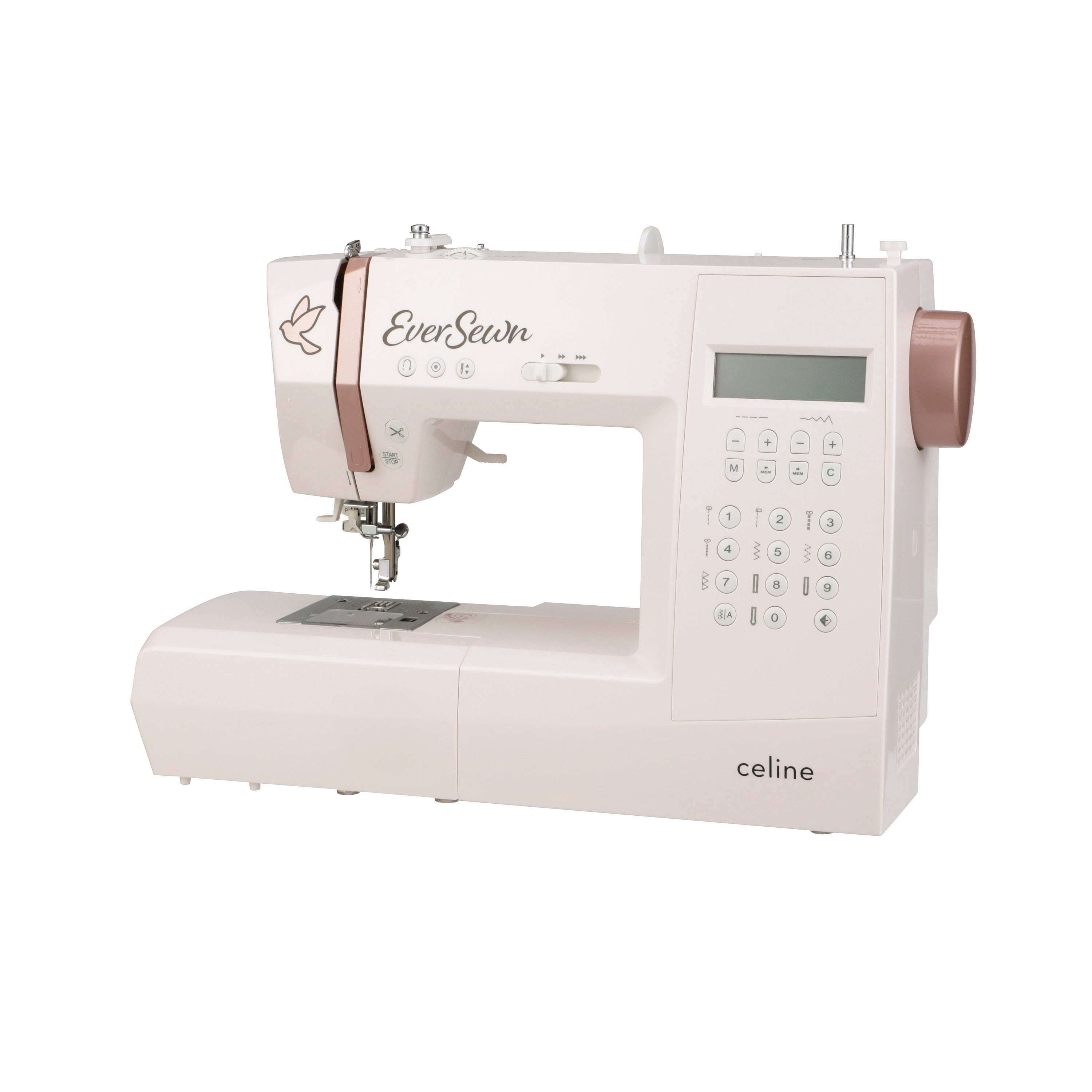 EverSewn Celine 197 Stitch Computerized Sewing and Quilting Machine with  Extension Table 