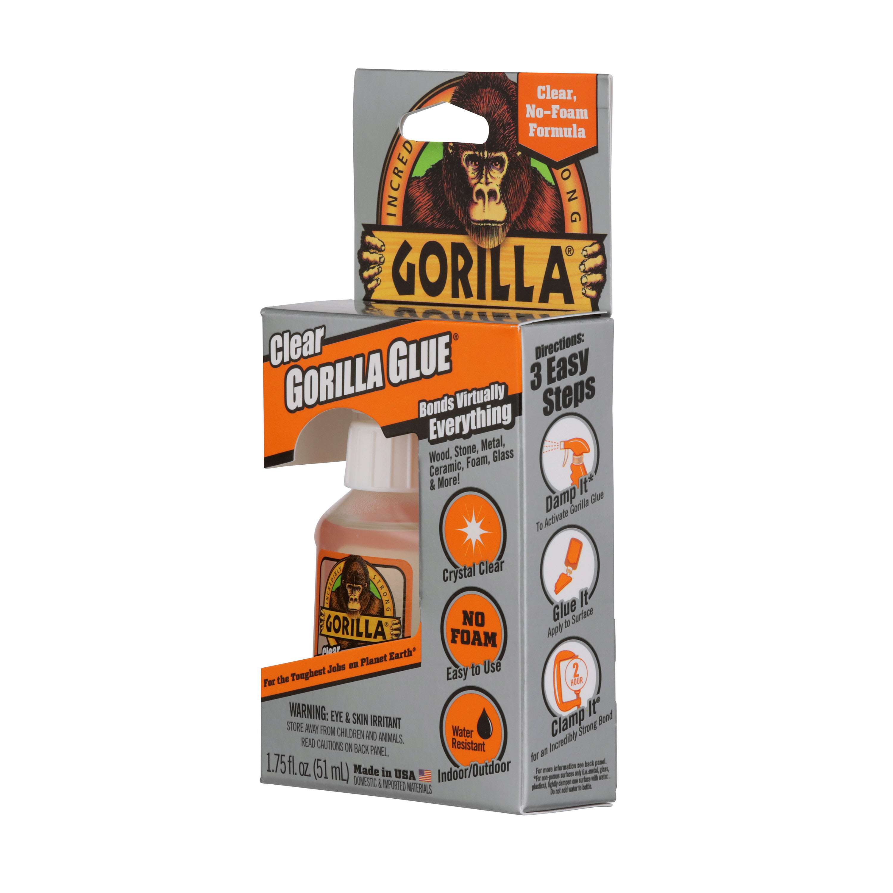 Colle transparente originale Gorilla Glue, 51 ml