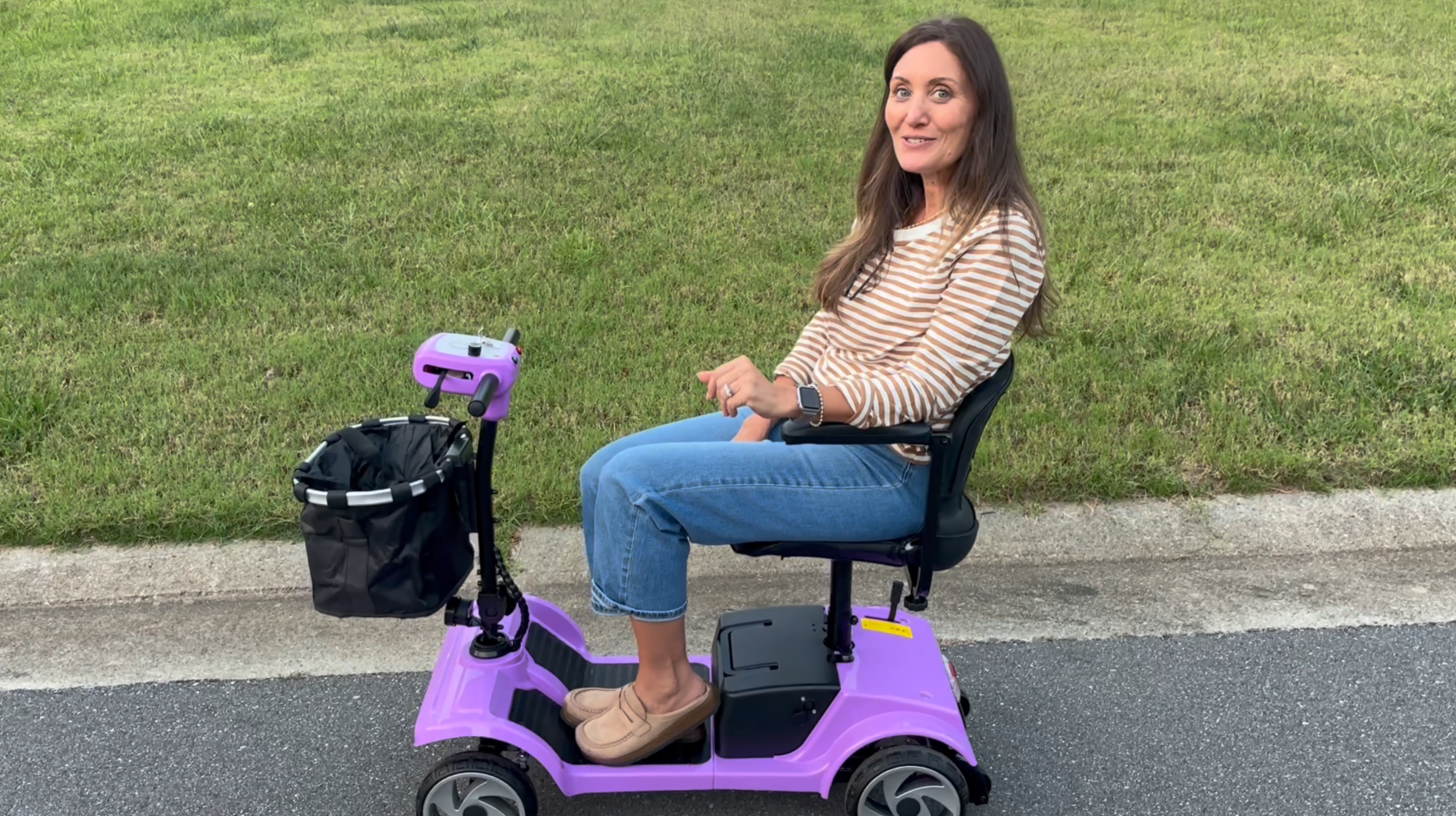 350W 4-Wheel Mobility Scooter for Seniors, 16 Miles 6.3Mph, 30% More ...