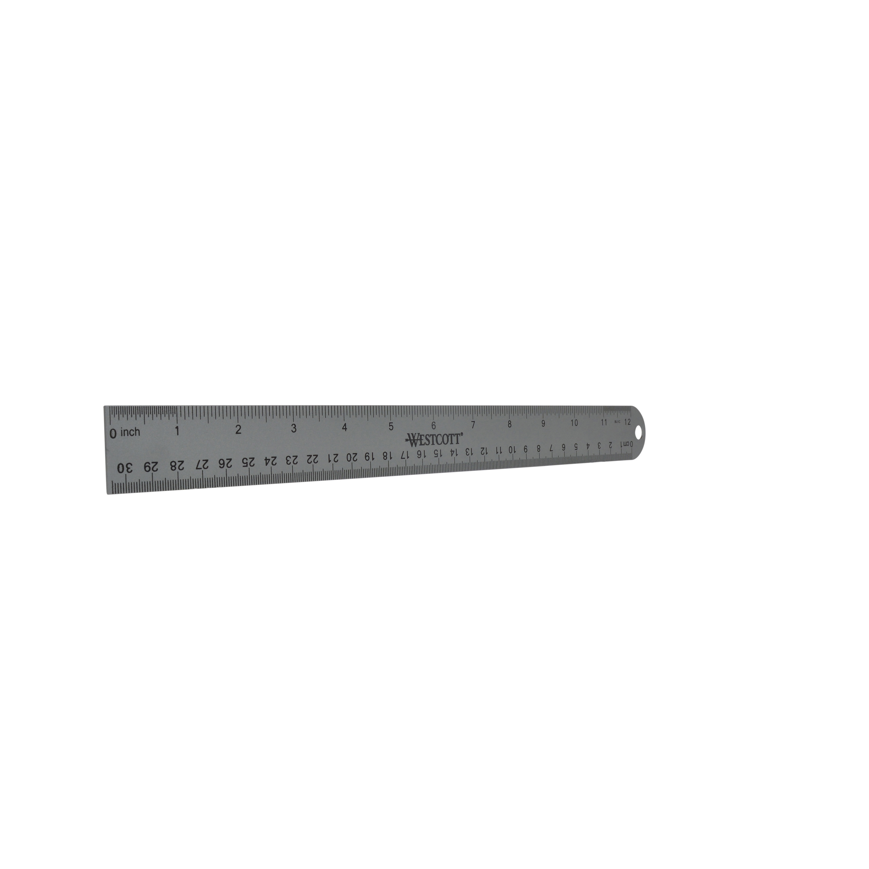 Westcott 12” Anodized Aluminum Ruler, Pink 