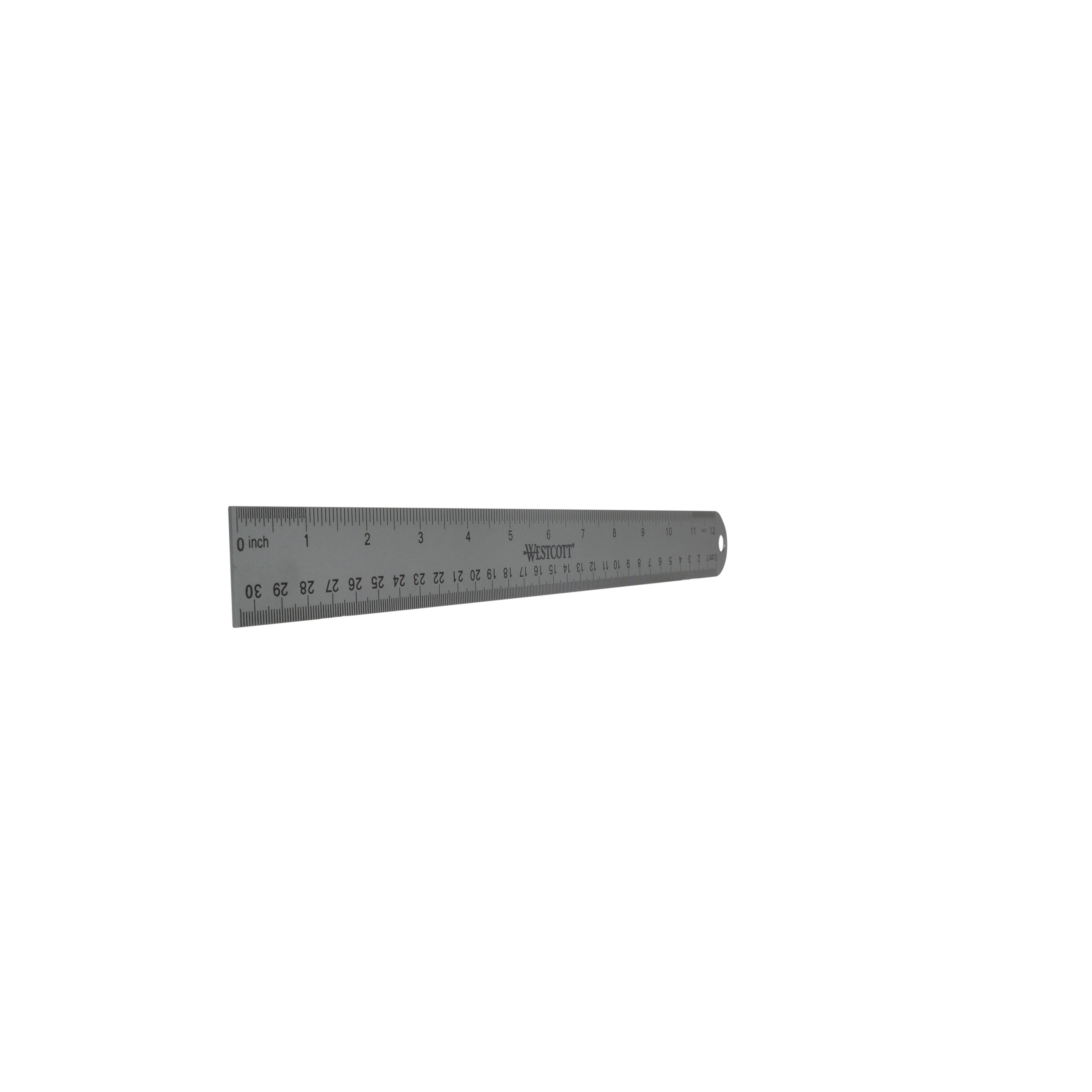 12 Stainless Steel Cork Back Ruler (Westcott No. 10415) (Ex MR-12)