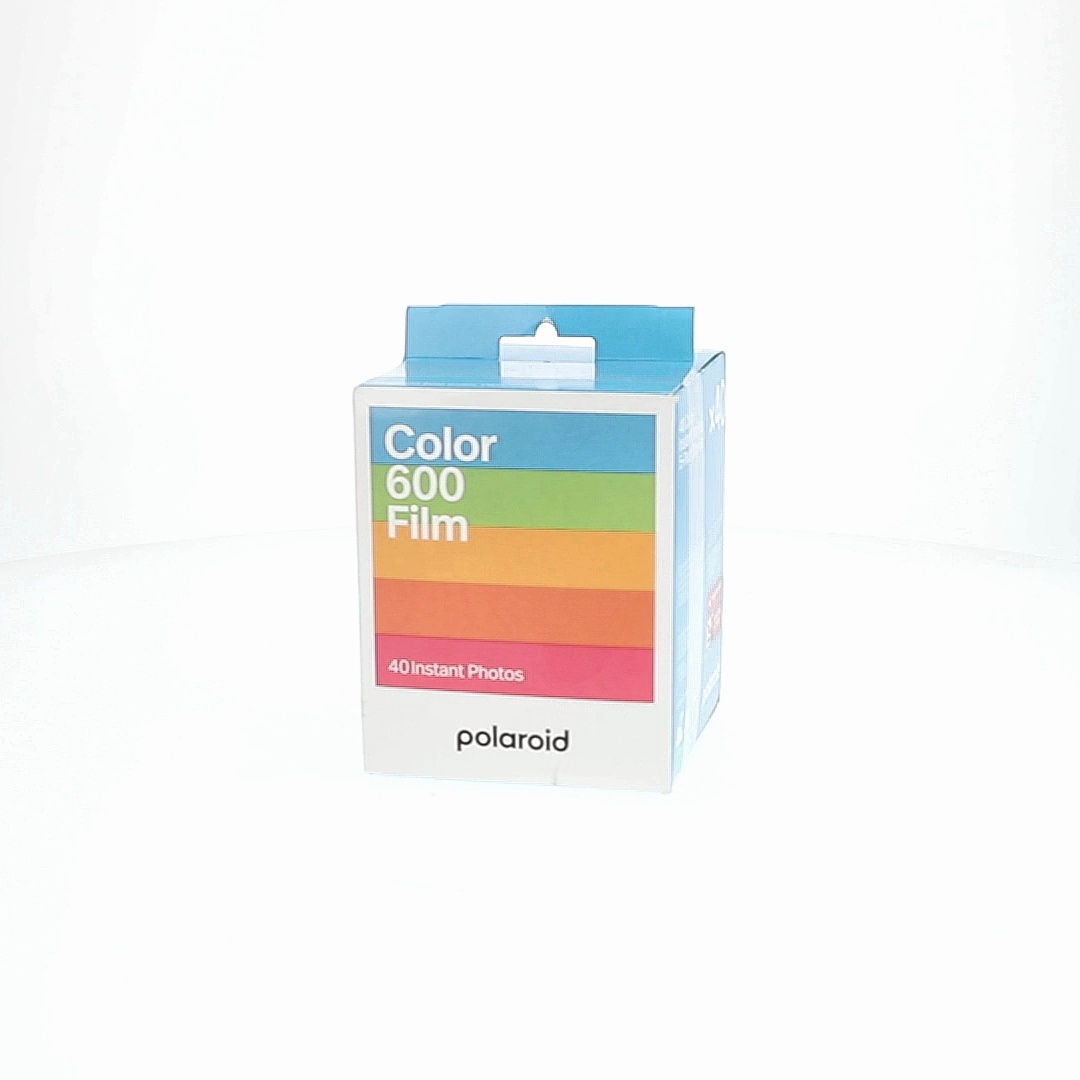 thumbnail interactive-video image 1 of Polaroid 600 Color Instant Film – 5 Pack, 40 Pictures – RARE, Fresh 2023 Manufacture 1 of 5