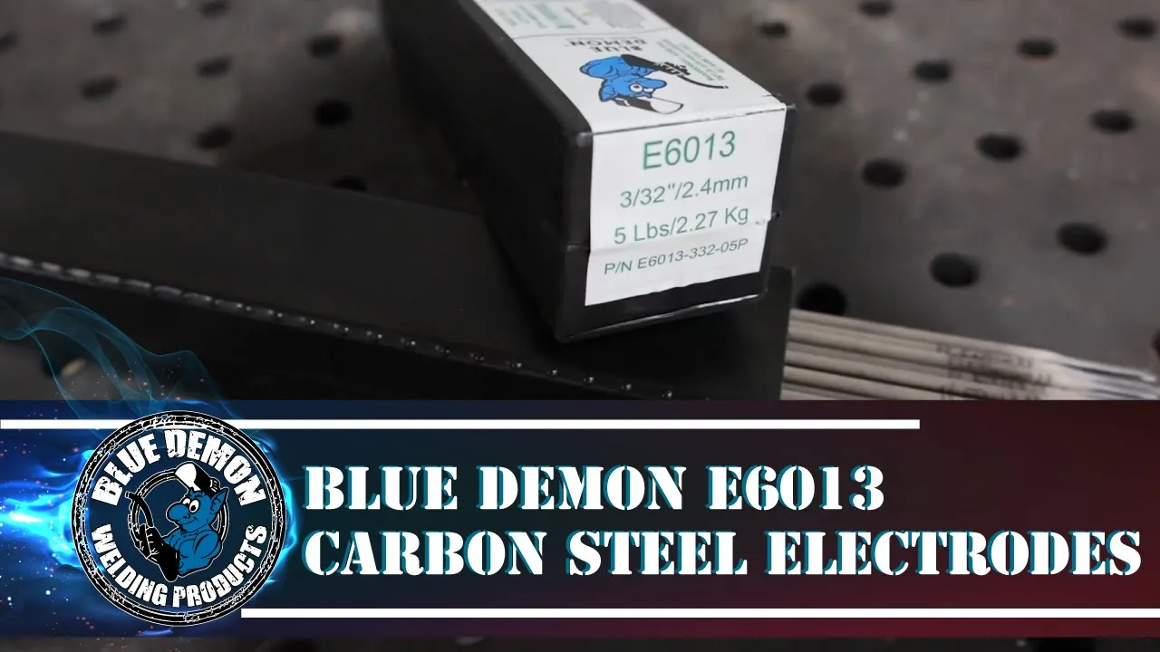 thumbnail video image 2 of Blue Demon 6013 X 1/8" X 14" X 5LB Tube General Purpose Carbon Steel Electrode, 2 of 4
