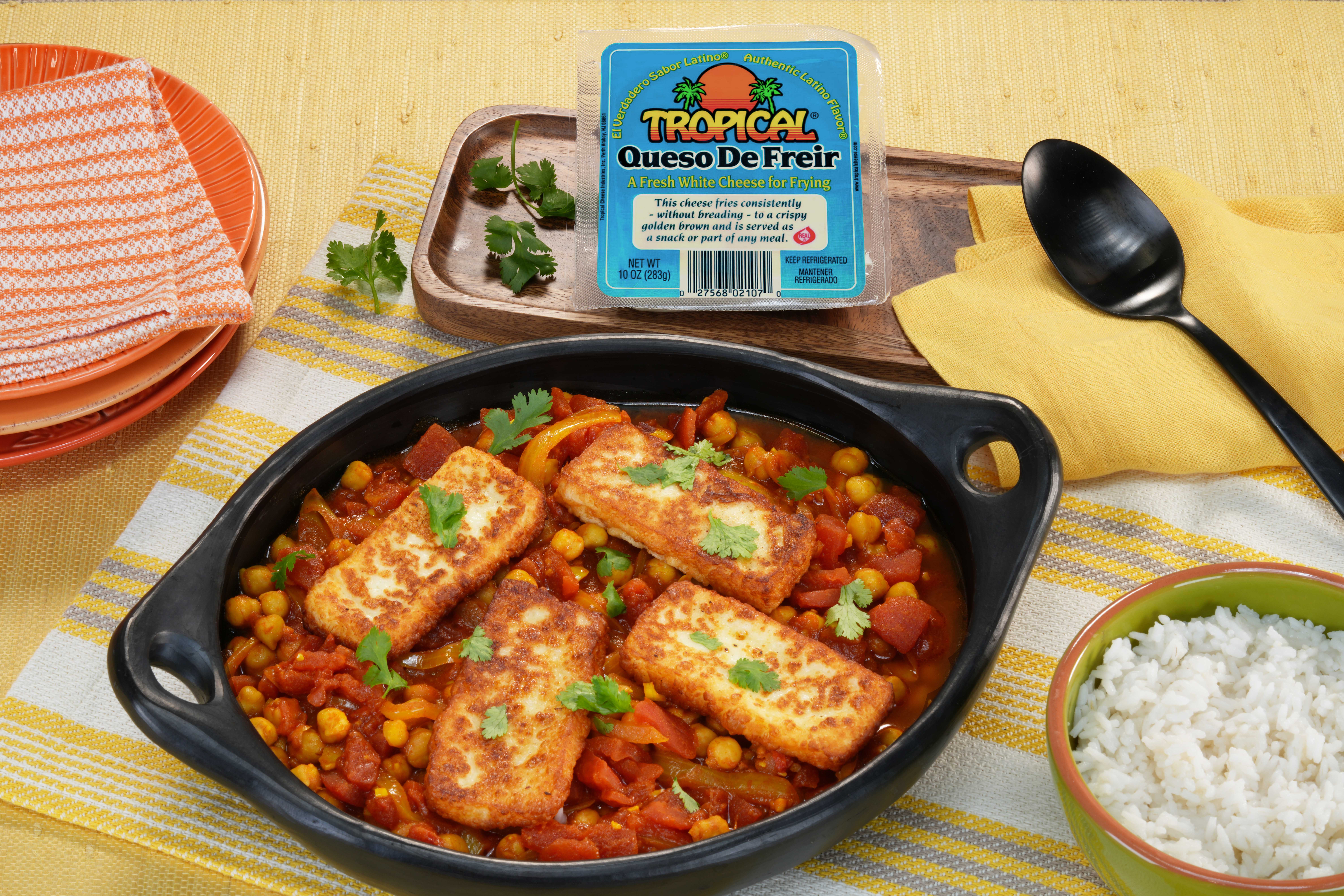 thumbnail video image 2 of Tropical Queso de Freir, White Frying Cheese, 10 oz, rBST Free, Vacuum Packed, 2 of 8