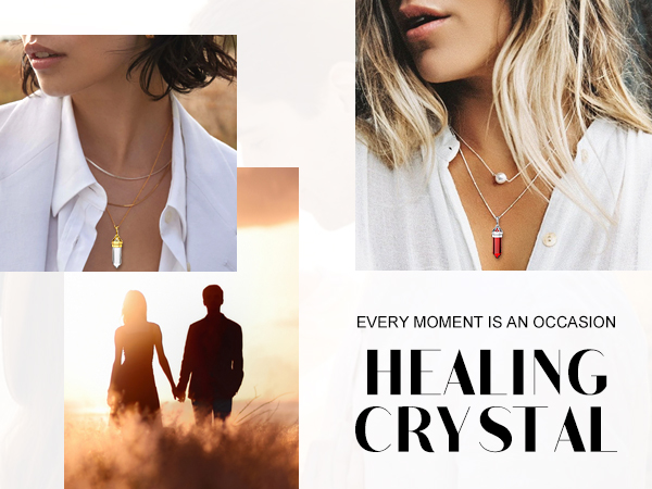 thumbnail video image 2 of Bestyle Synthetic Peridot August Birthstone Pendant Chain for Women Love Celtic Crystal Necklace for Her Girlfriend Mom Wife, 2 of 9