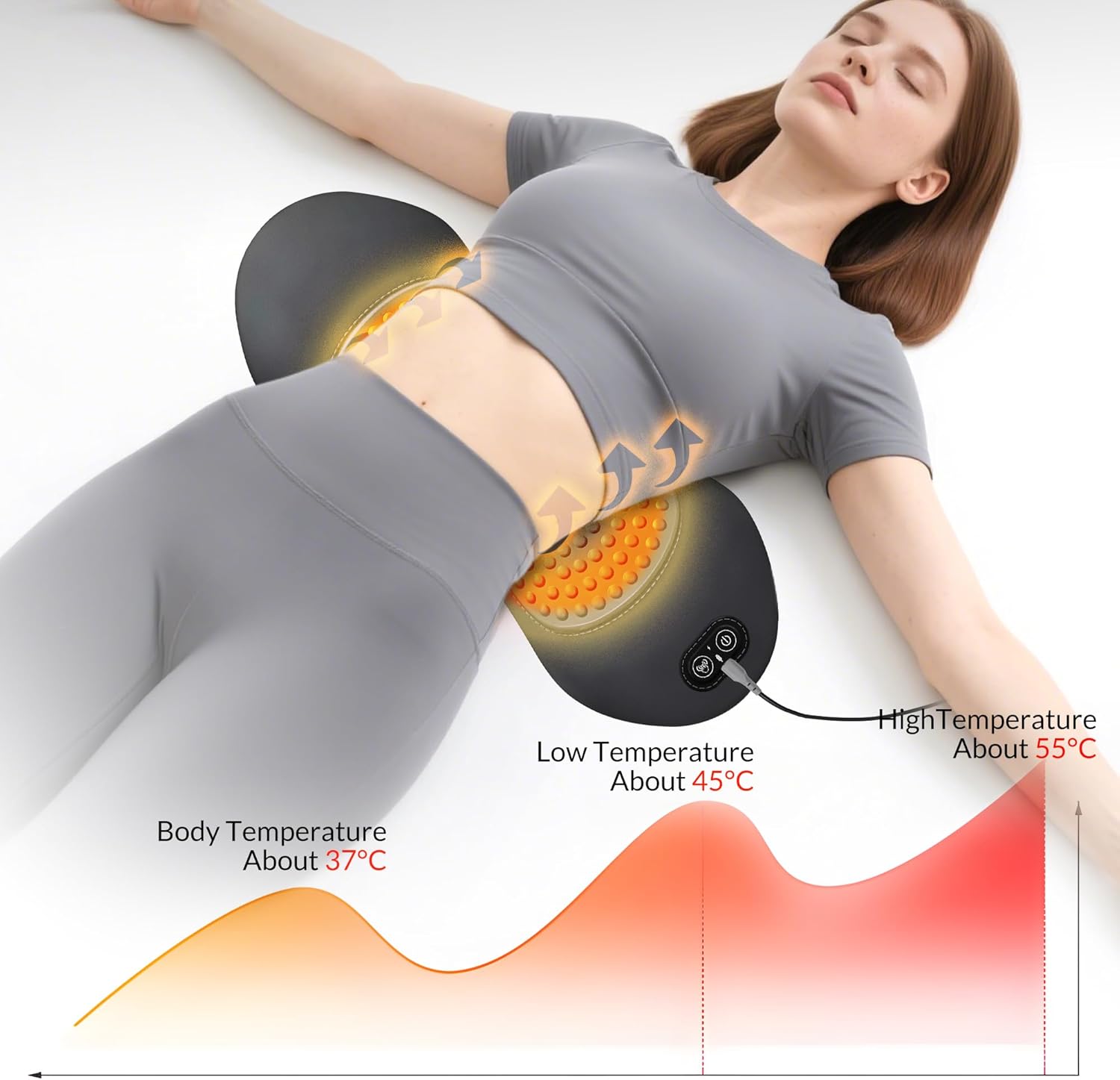 thumbnail video image 2 of Triple Fusion Back Massager with Traction, Vibration & Heat, 3-in-1 Back Massager, Deep Tissue Relaxation for Backs, Neck, Shoulders & Legs, 2 of 8
