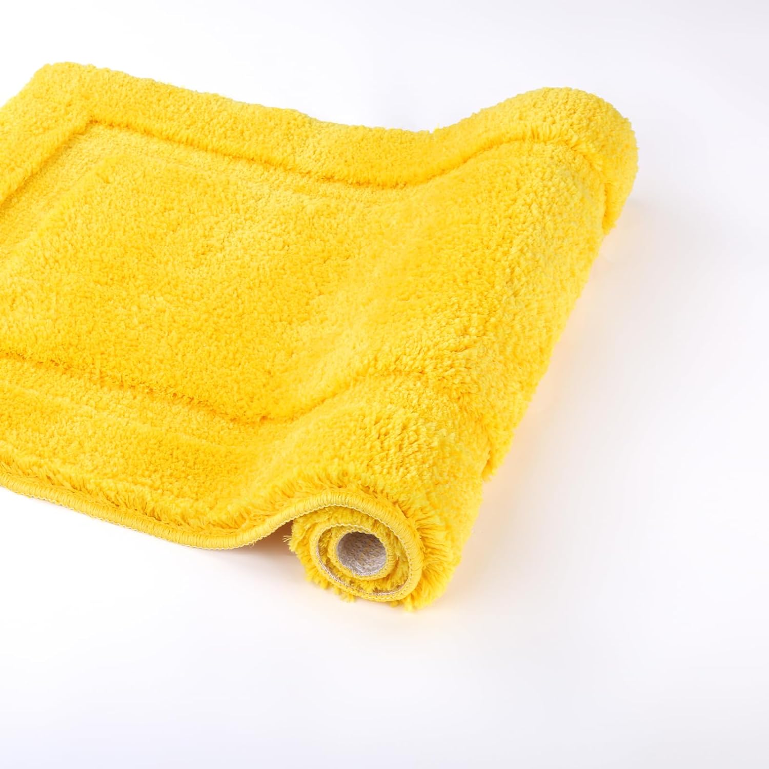 thumbnail video image 2 of Bathroom Rugs, Yamaziot Bath Mat Set 2, Non Slip Soft Absorbent Washable Shower Runner, Yellow, 2 of 10