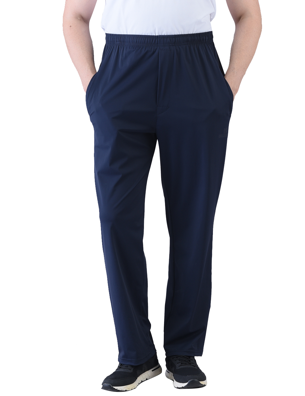 thumbnail video image 2 of INCLURANCH Men’s Quick Dry Sweatpants, Lightweight Breathable Outdoor Casual Pants Navy Blue XL, 2 of 9