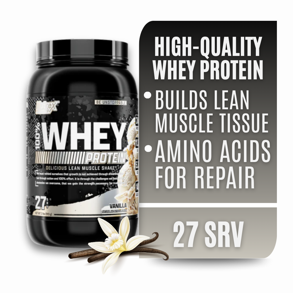 thumbnail video image 2 of Nutrex Research 100% Whey Protein Powder Concentrate and Isolate Vanilla 2lb, 2 of 8