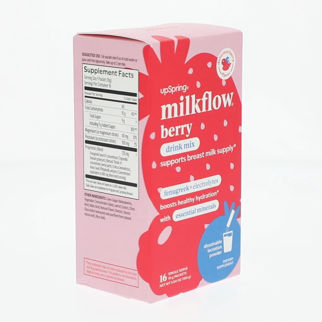UpSpring Breastfeeding Support Drink Mix with Fenugreek