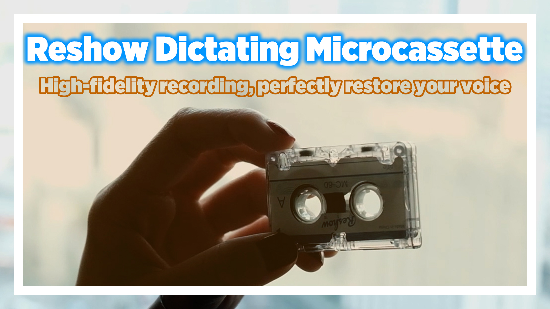 thumbnail video image 2 of Reshow Micro Dictating Cassette, 60-Minute Blank Cassettes for Voice Recording Lectures and Seminars, Pack of 3, 2 of 8