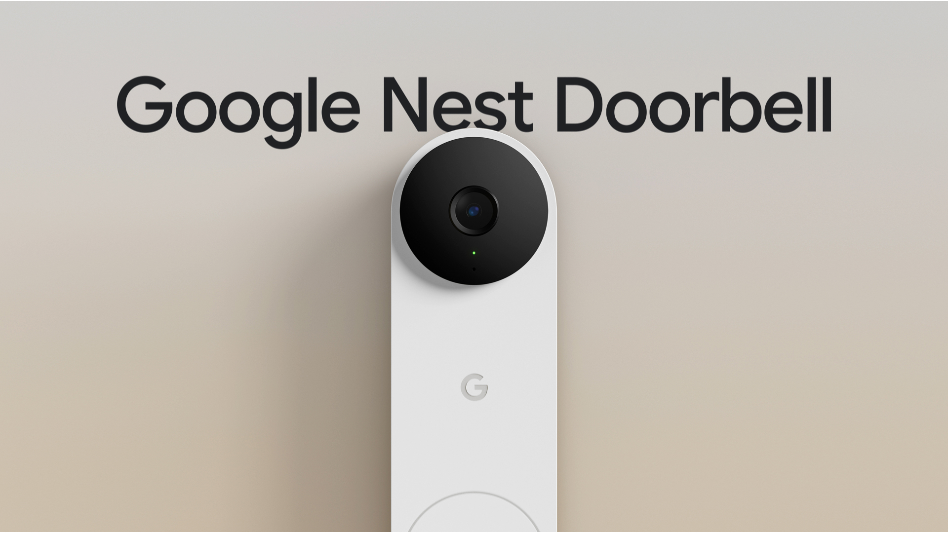thumbnail video image 2 of Google Nest Doorbell (Wired, 3rd Gen) - &nbsp;Snow, 2 of 16