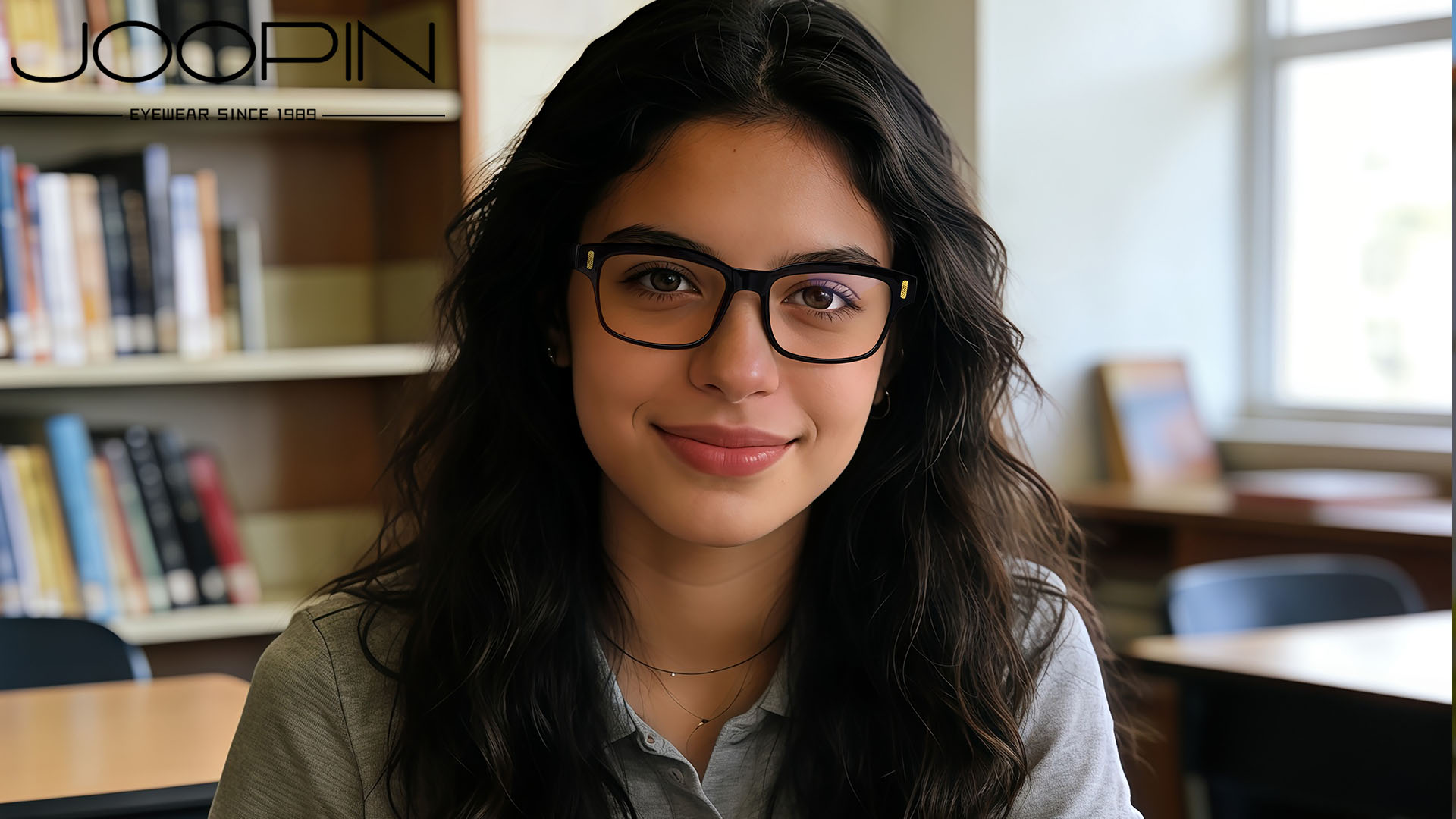 thumbnail video image 2 of Joopin Blue Light Blocking Glasses for Women Men, Fashion Rectangular Eyeglasses Frames UV Ray Filter Computer Gaming Glasses, 2 of 8