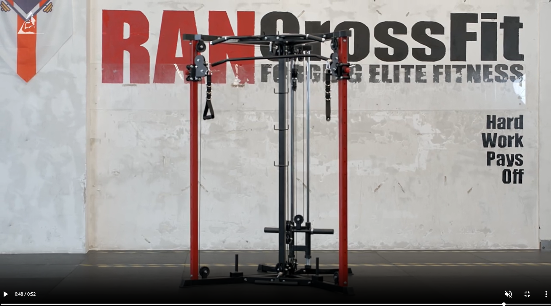 thumbnail video image 2 of Syedee Functional trainer Cable Crossover Machine, 600LBS Weight Capacity Cable Stations with 17 Adjustable Positions, Multi-Grip Pull-Up Bars, Compact Cable Exercise Machine for Home Gym, 2 of 9