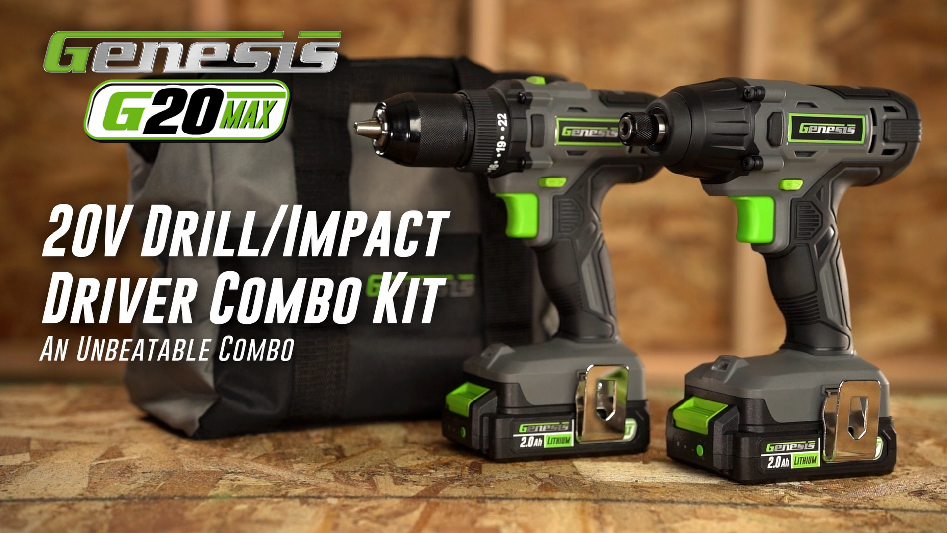 thumbnail video image 2 of Voyager 5000 Lumen Jobsite Lantern with Adjustable Lamp Heads, AC Outlet, PowerSmith Battery and Charger Included, 2 of 14