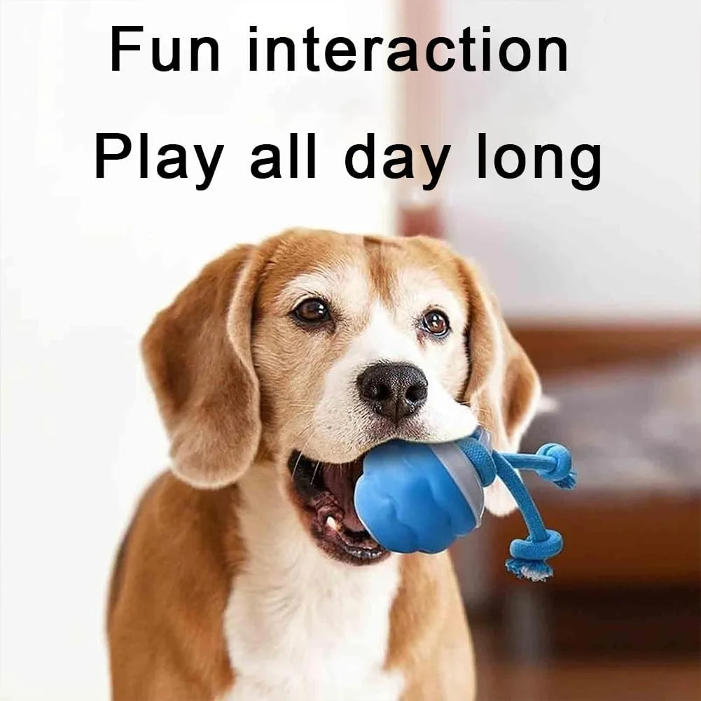 thumbnail video image 2 of Interactive Dog Toys, 2026 New Upgraded Automatic Moving Dogs Toy Wicked Ball with Moving Bark Sound for Boredom Training Keep Them Busy, 2 of 9