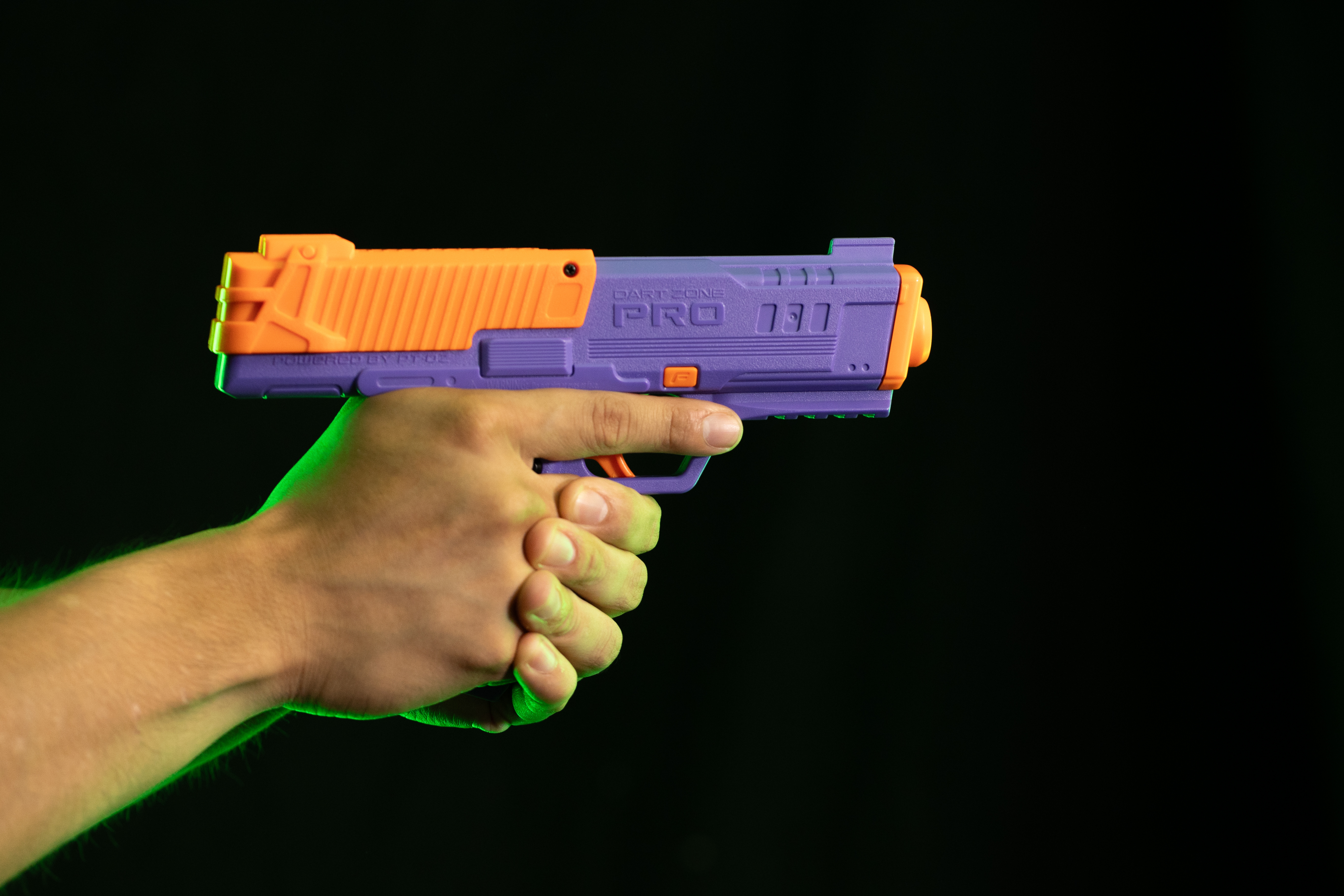 thumbnail video image 2 of Dart Zone Pro-Series MK-2 Foam Blaster for Adults, Teens - Soft Bullet Blaster Ages 14+ with 12 Nitroshot+ Half Length Darts and 2 Speed loaders - 14+, 2 of 8