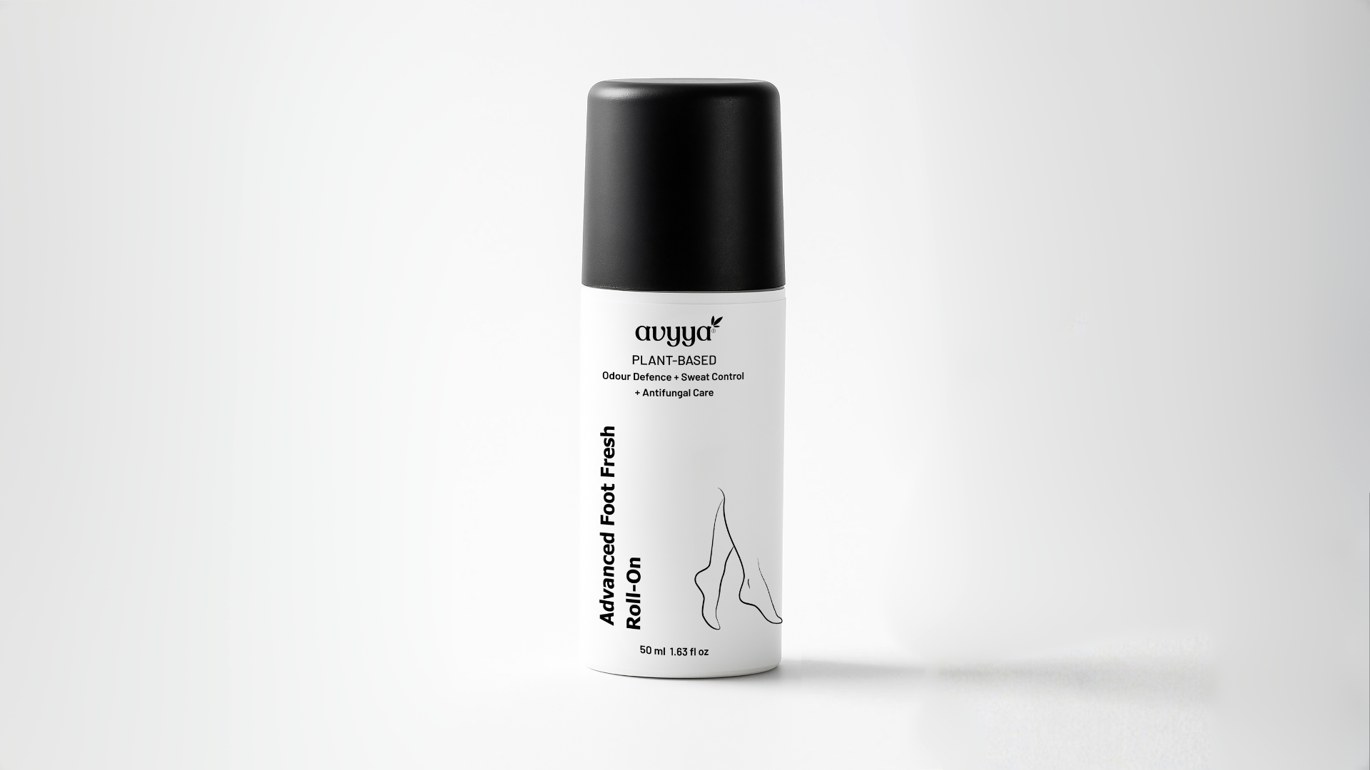 thumbnail video image 2 of Avyya Advanced Foot Fresh Roll-On | Repairs Dry and Cracked Heels | Moisturizing Foot Cream with Odour Control and Sweat Relief | Easy to Use 1.63 fl oz, 2 of 9