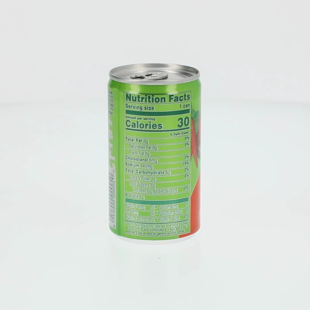 6 pack) V8 Spicy Hot 100% Vegetable Juice, 5.5 fl oz Can, 48 Count