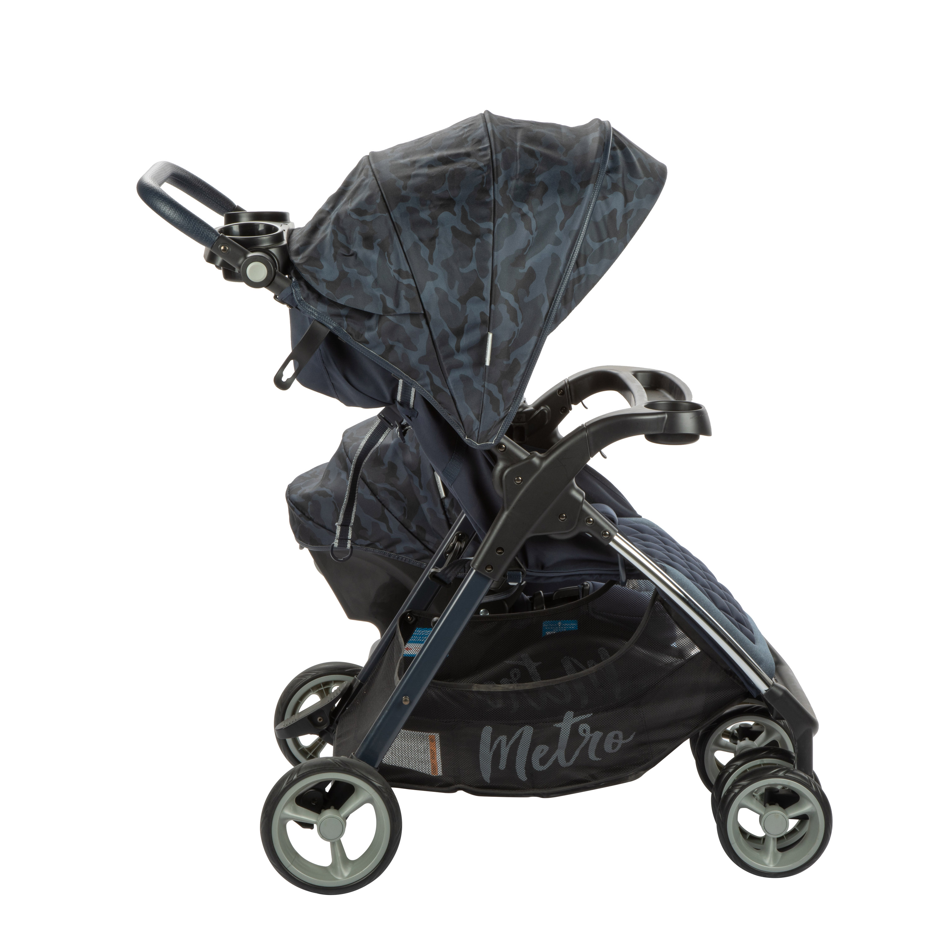 Monbebe Travel System Stroller & Infant Car Seat - Navy Camo