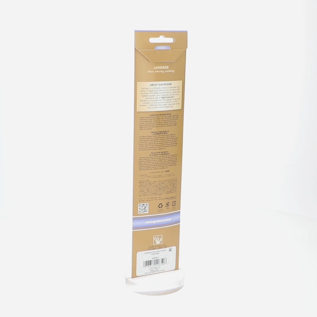 Gonesh Lavender Incense Sticks - 8 Pack Bundle - 20 Sticks Each - Extra Rich Scent