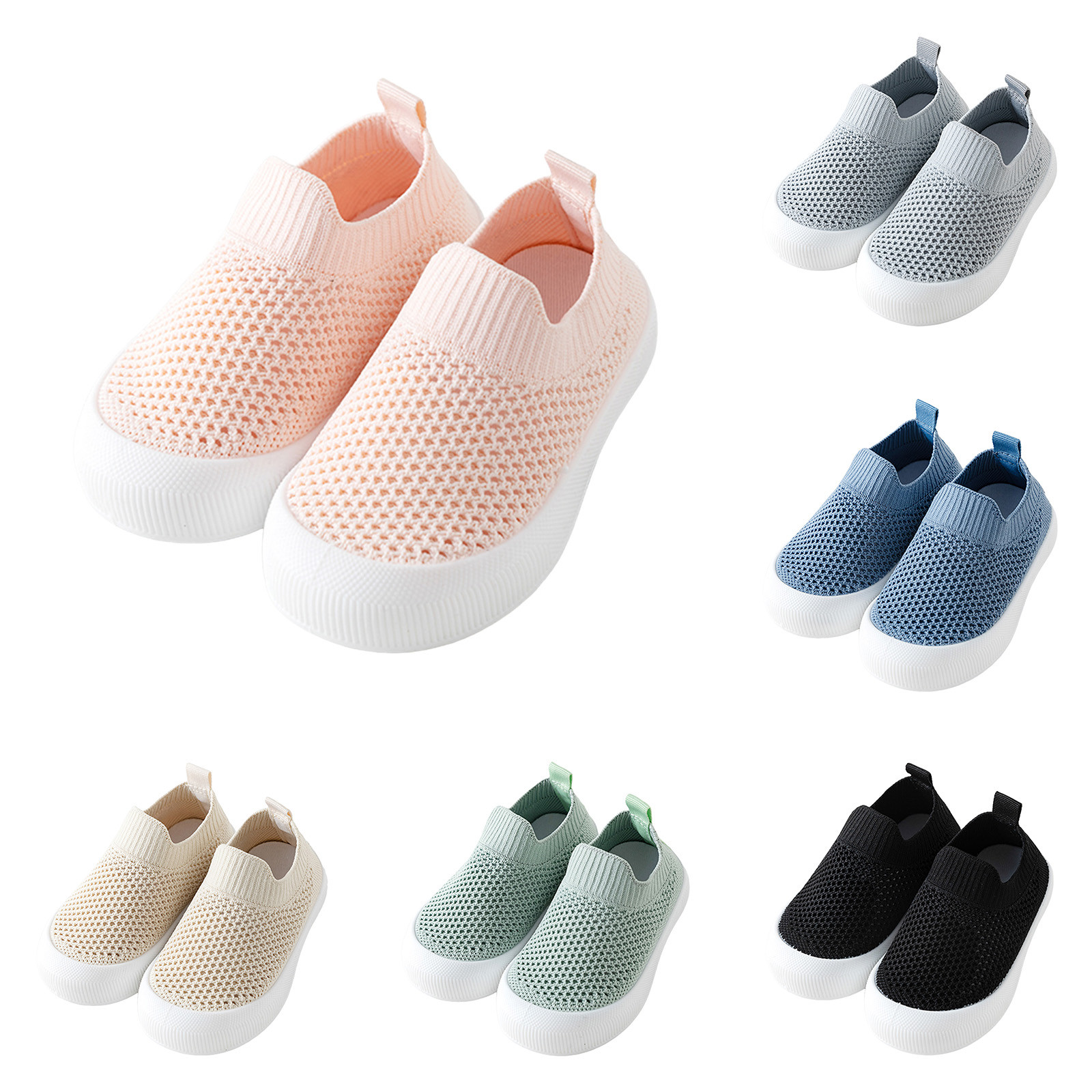thumbnail video image 2 of XEGLSBU Boys Shoes Size 2Y Girls Boys Kids Leisure Shoes Mesh Soft Bottom Breathable on Sport Shoes Socks Shoes Boys Shoes Size 5.5 Size 15, 2 of 5