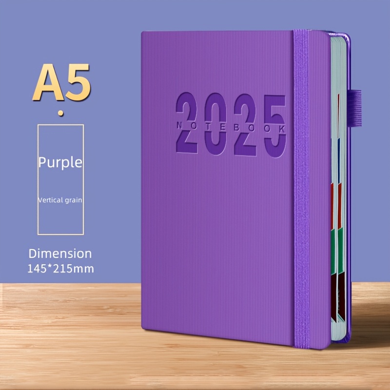 thumbnail video image 2 of 2025 Executive Planner - 400-Page Business Diary, Daily Work Schedule Notepad with to-Do List & Desk Calendar, Activity Notebook, Fashion Work Notepad, Comprehensive Business Planner, 2 of 12