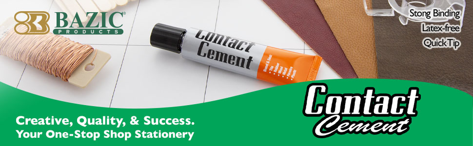 thumbnail video image 2 of BAZIC Contact Cement Glue 1Oz Stong Bonds to Tile Rubber Wood Metal, 1-Pack, 2 of 7