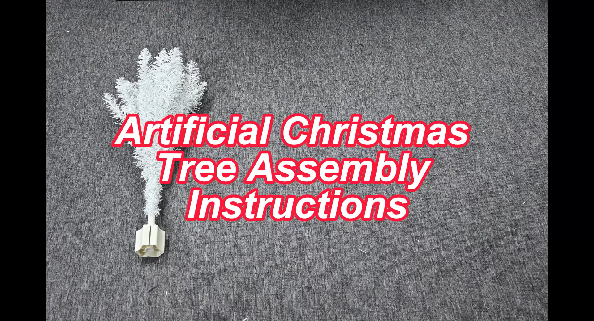thumbnail video image 2 of Mayhihi 4FT Silver Tinsel Artificial Christmas Tree with Lights, Indoor & Outdoor Christmas Tree with 50 Warm White Lights, Xmas Pine Tree for Home Office Party Decor, 2 of 8