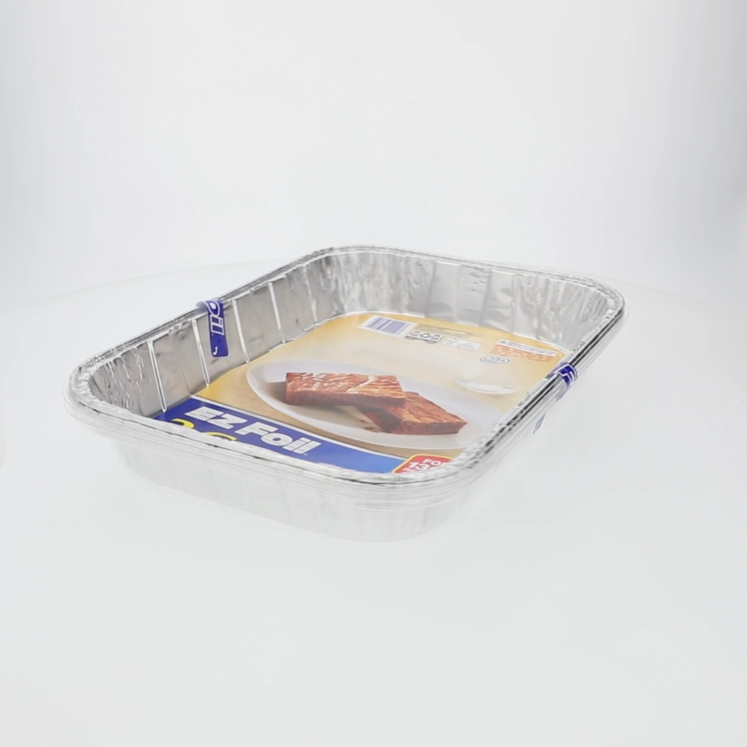 EZ Foil Disposable Cake Pans with Lids, 13 x 9 in., 2 Count