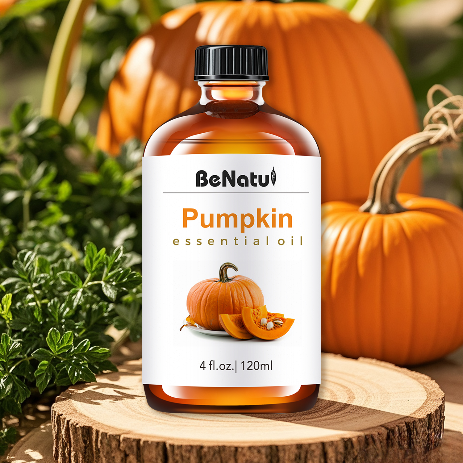 thumbnail video image 2 of Benatu Pumpkin Seed Essential Oil, Gourmand Scent, Warm Spiced Aroma, 4 fl oz for Candles, Soap Making, Diffusers, 2 of 7