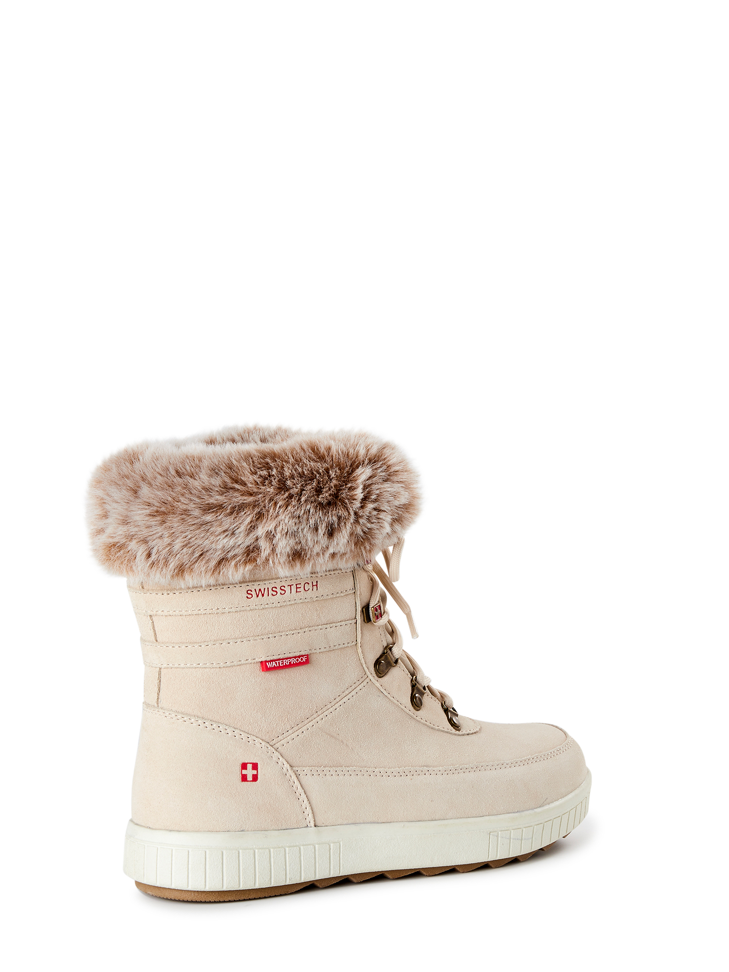 Swiss Tech Women's Faux Fur Trim Winter Boot 