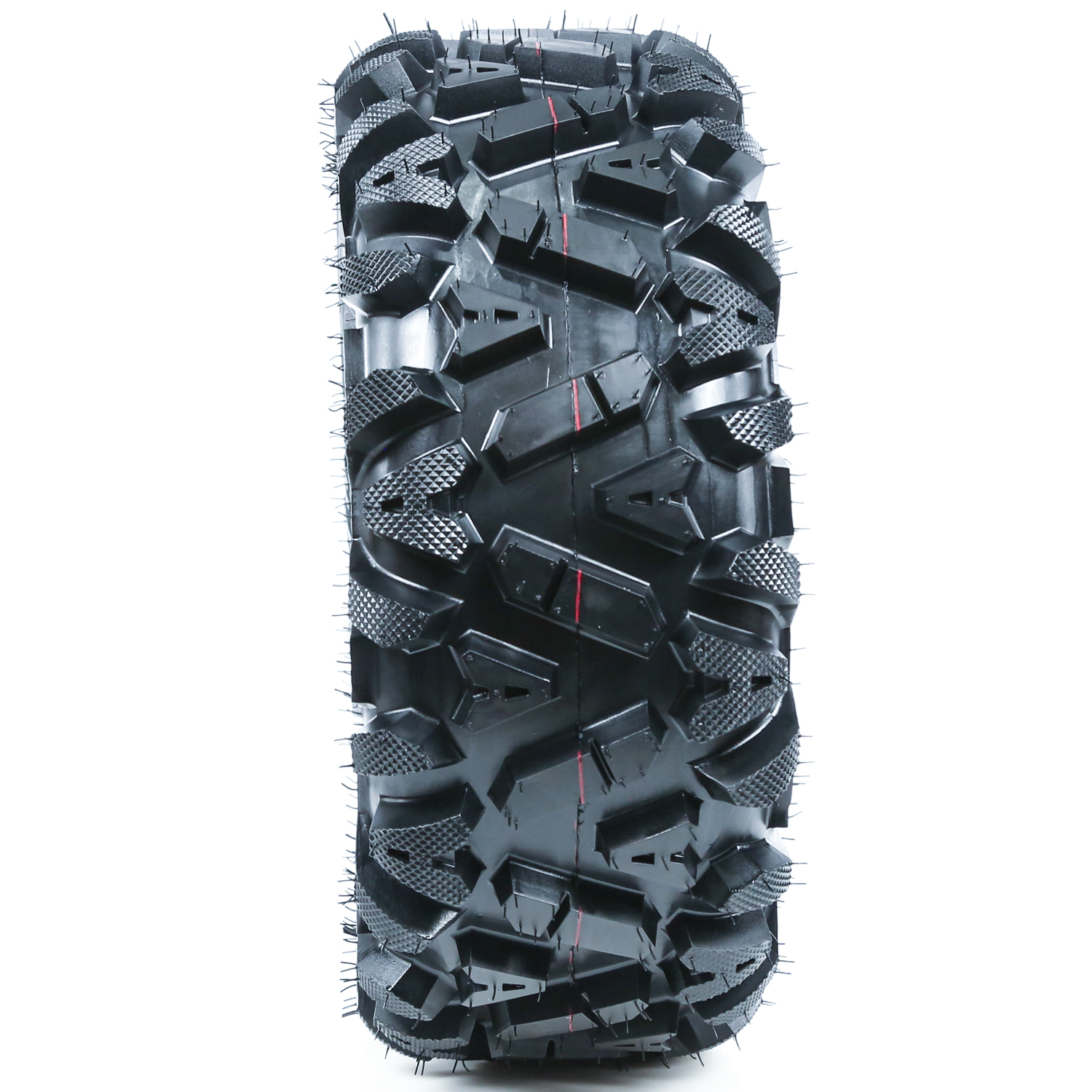 【１着でも送料無料】 All-Season Knight Forerunner ATV M/T Ply 6 Tire Mud UTV ワイン