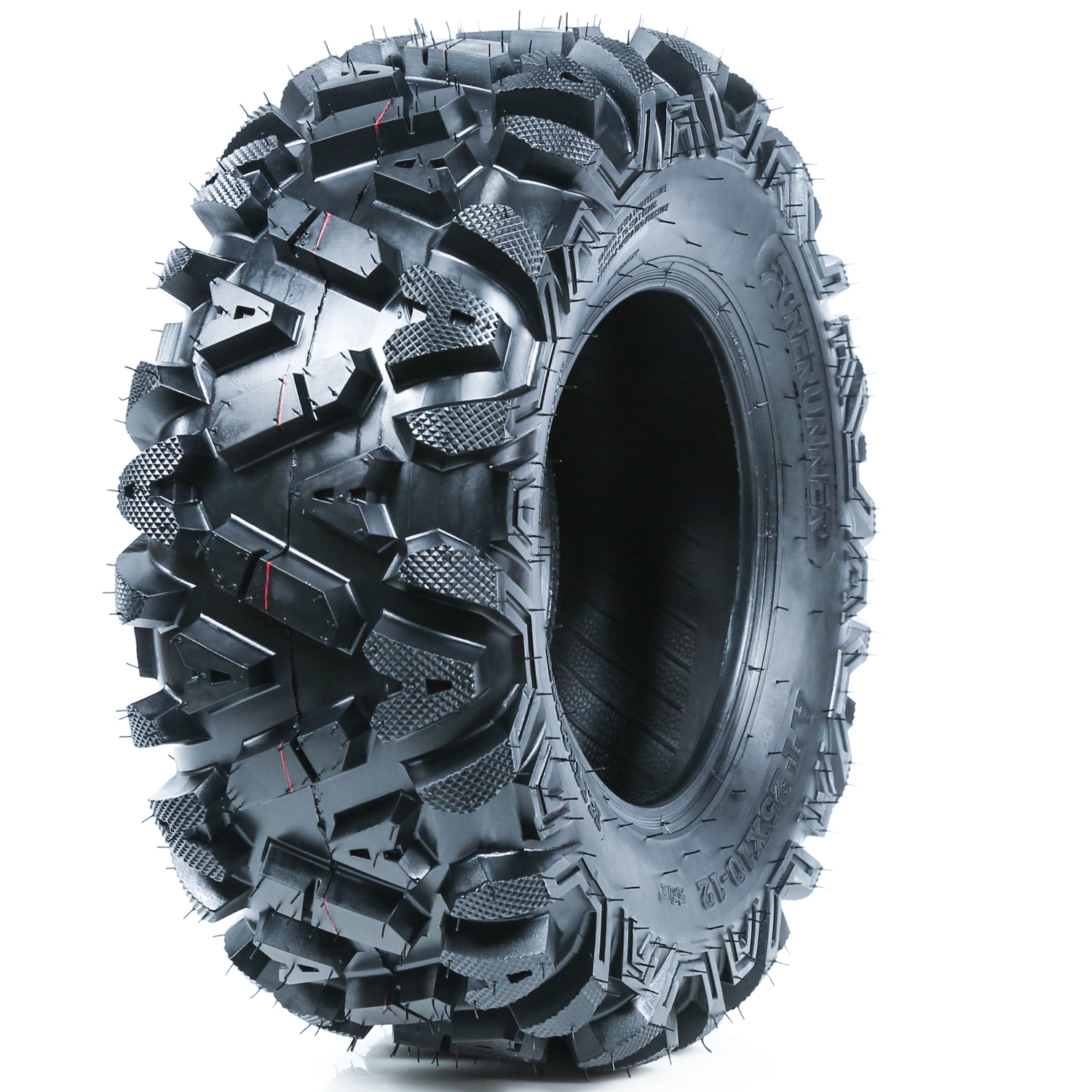 Set 4 Roadguider ATV UTV Tires 25x8-12 25x8x12 front & 25x10-12