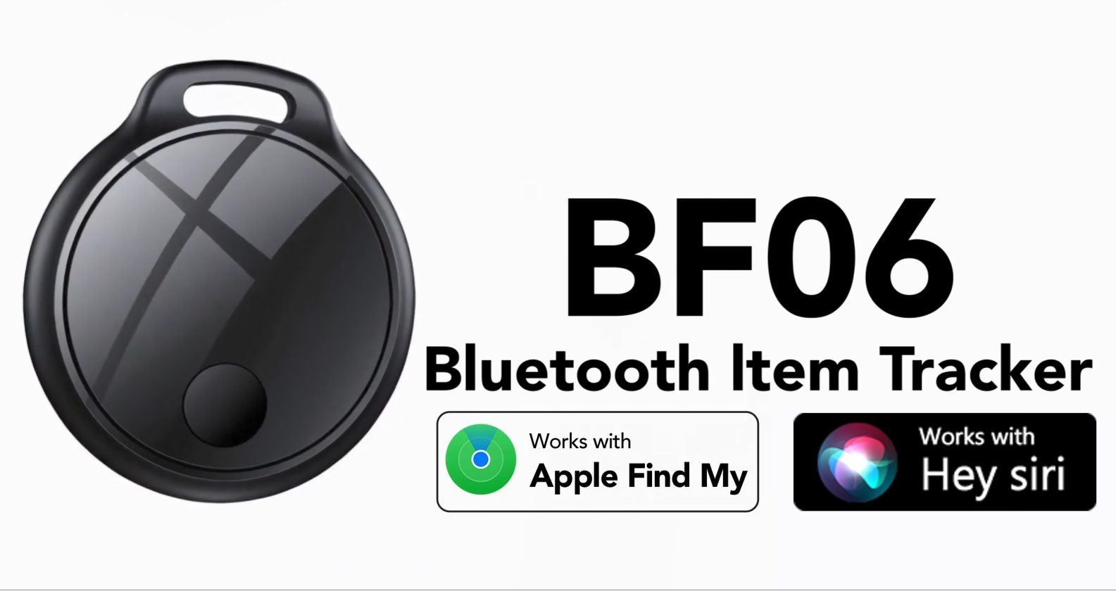 thumbnail video image 2 of Air Tracker Tags-4 Pack: Bluetooth Item Finder, Item Locator Compatible with Apple Find My APP (iOS Only) Replaceable Battery, IP68 Waterproof, Bluetooth Tracker for Luggage/Bags/Keys, FCC Approved, 2 of 11