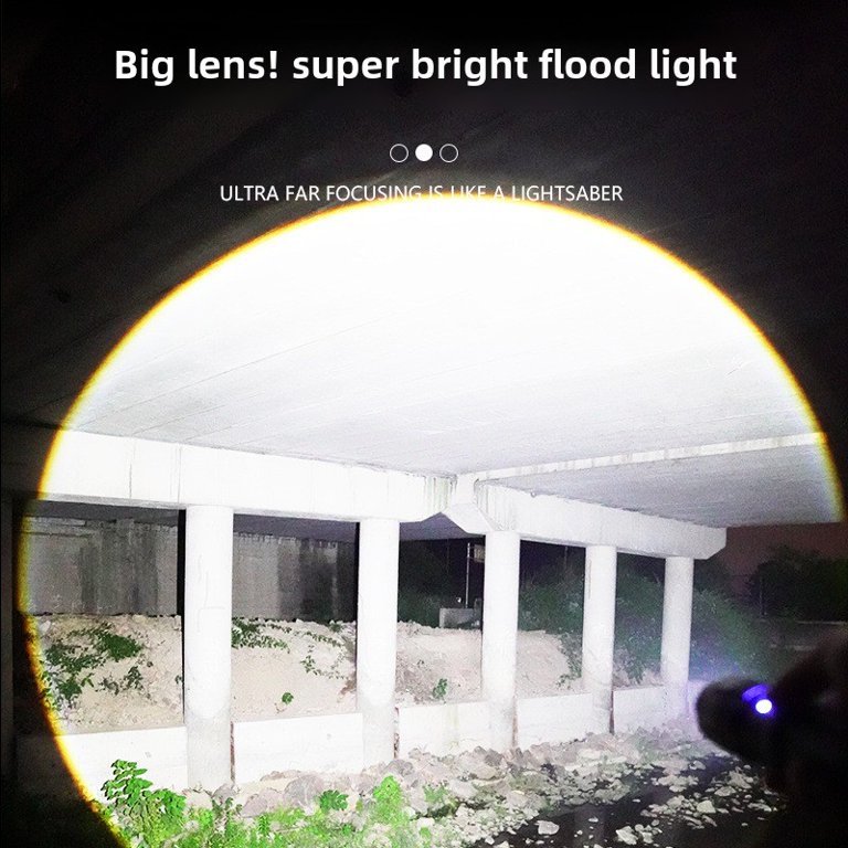 Juyafio Powerful Flashlight 150000 Lumens,USB Rechargeable Waterproof,Super Bright XHP70.2 Handheld Flashlight,Zoomable Torch for Hiking Hunting Camping