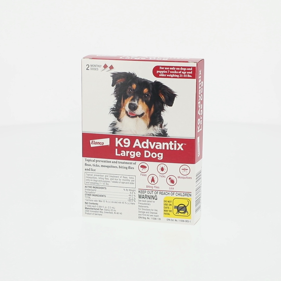 K9 Advantix II Flea Tick Mosquito Prevention for Large Dogs 21-55